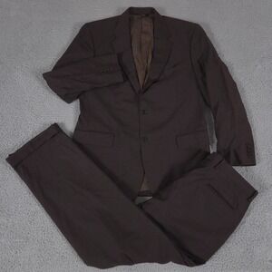 Jos A Bank 2-Piece Suit Men 42 Long Pants 36x33 Signature Blazer Trousers Slacks